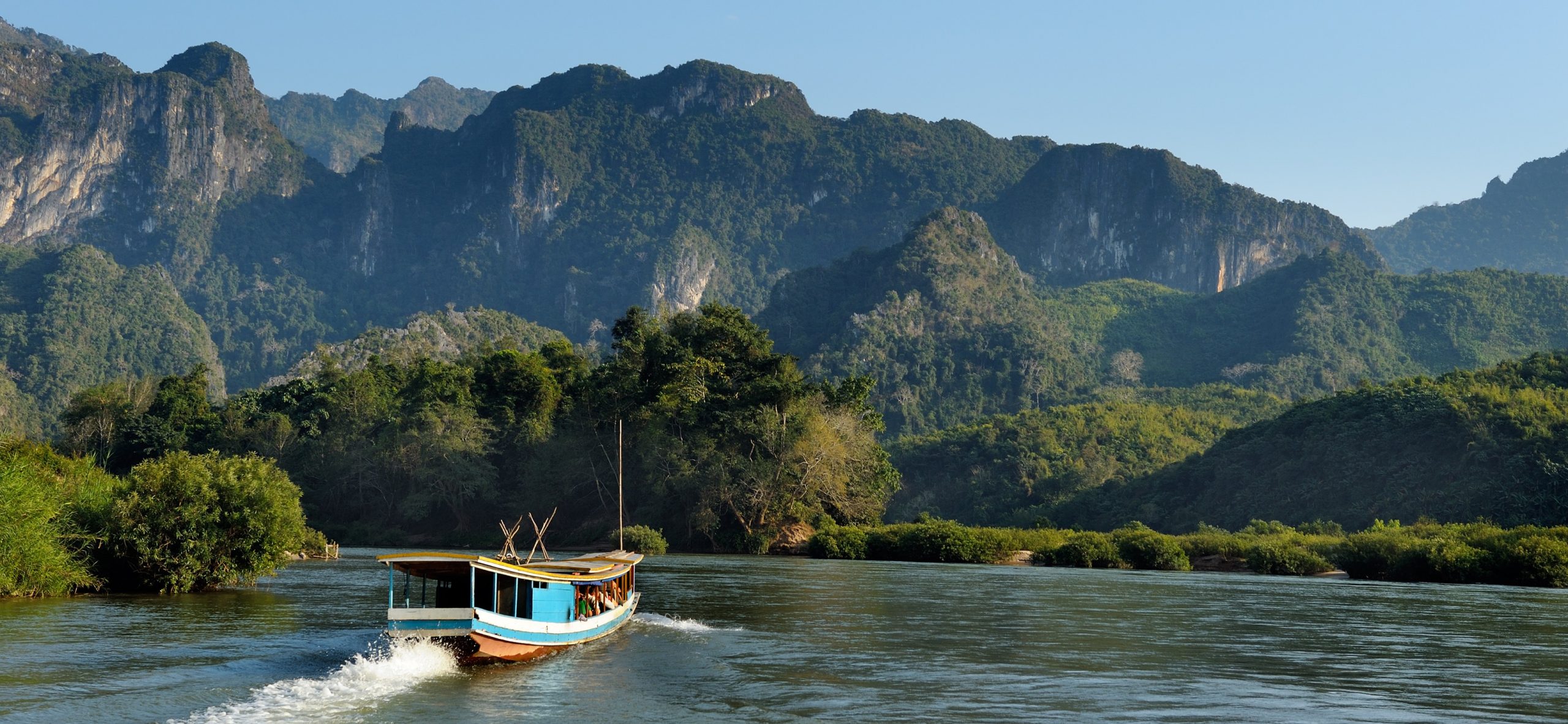 A riverboat journey down the Mekong River