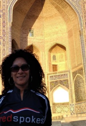 One of our cycling guides in Uzbekistan