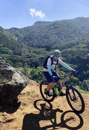 Cycling Holidays in Sri Lanka - Off-Road Trails surrounded by lush mountainous terrain