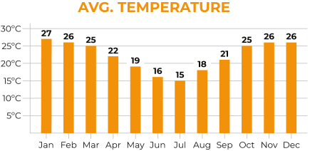 Argentina North Average Temperature Chart